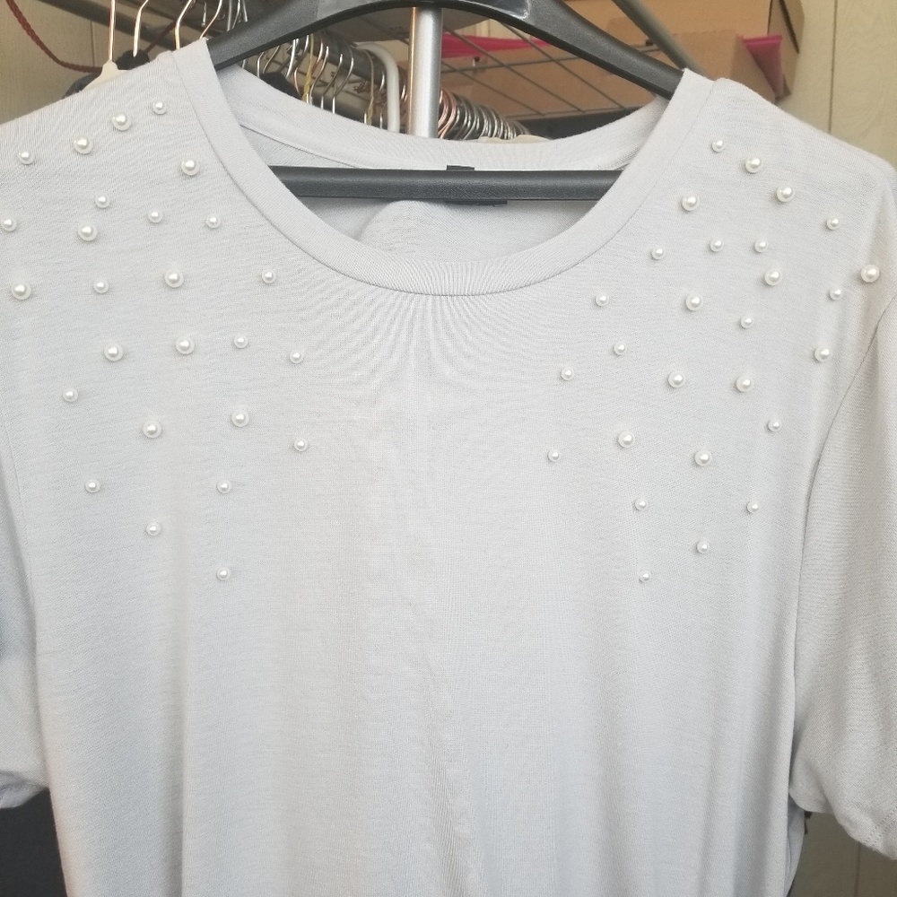 Tshirt with pearls